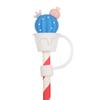 Airtight Splash Proof Cartoon Plugs Cover Drinking Dust Cap Silicone Straw Plug Cup Accessories