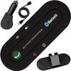 Car Bluetooth Hands-Free Kit with Volume Control and Listen To Music, Hands-Free Kit with Battery Up To 16 Hours Compatible with IPhone, Samsung