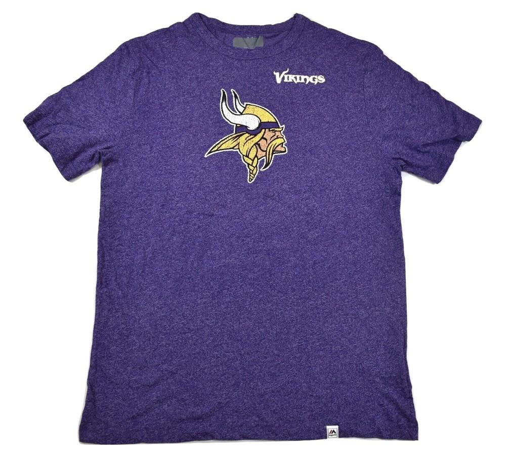 Величественная мужская футболка Minnesota Vikings NFL Football Shirt Новая L, XL Унисекс