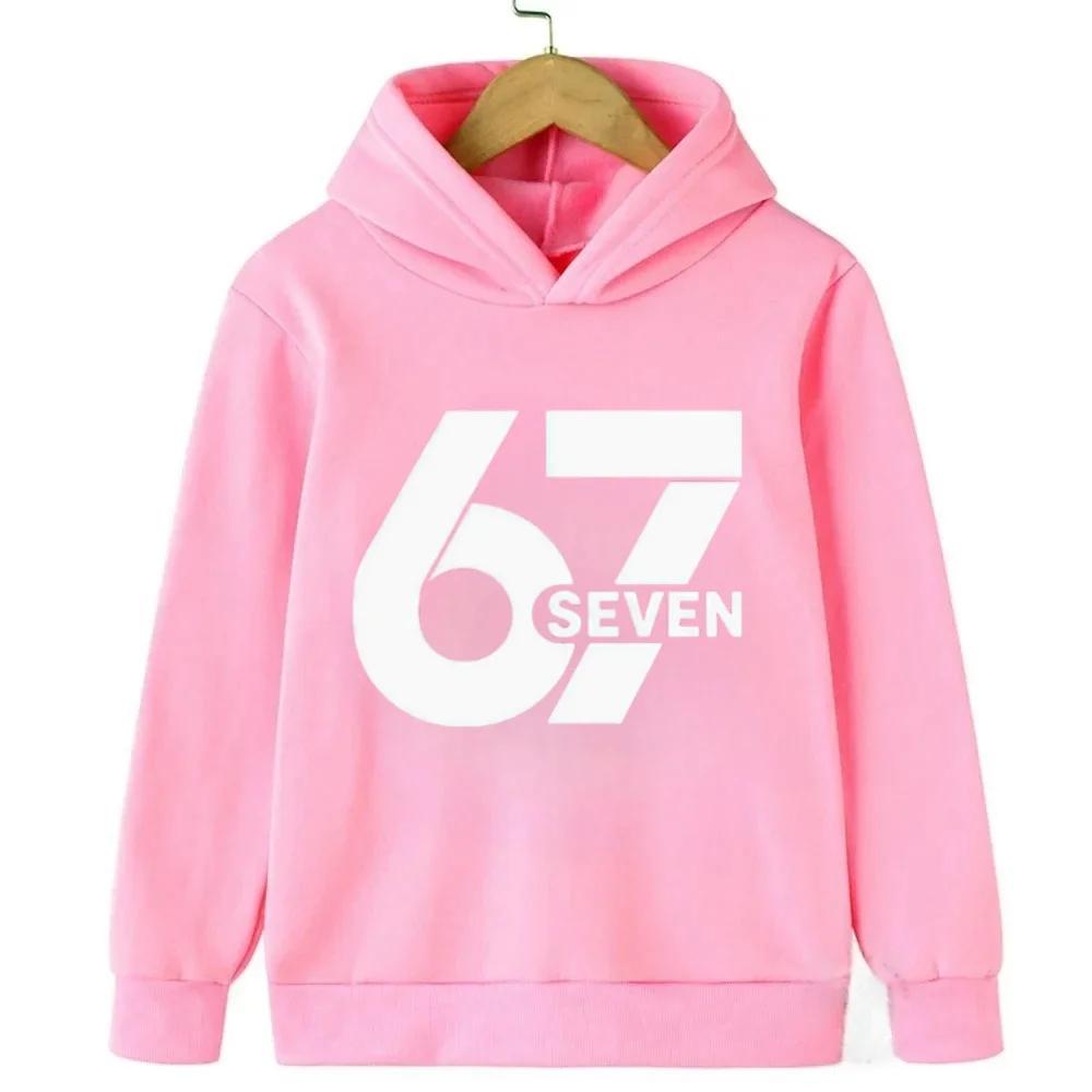 Spring Autumn 67 Six Seven Crazy Men's Hoodie Casual Fashion Fun Hooded Sweatshirt Pullover Women Clothing Top