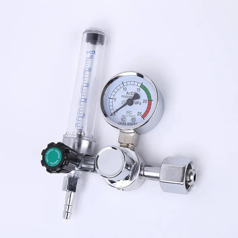 NEW Argon Regulator 0-25Mpa Argon Regulator CO2 Mig Tig Flow Meter Gas Regulators Flowmeter Welding Weld Gauge Pressure Reducer