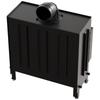 Fireplace Insert KRATKI LUCY 16 kW Ø200 BLACK Closing Mounting Kit