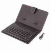 Universal Wireless Bluetooth Keyboard Flip Case Cover with Stand for IOS Android Phones Black