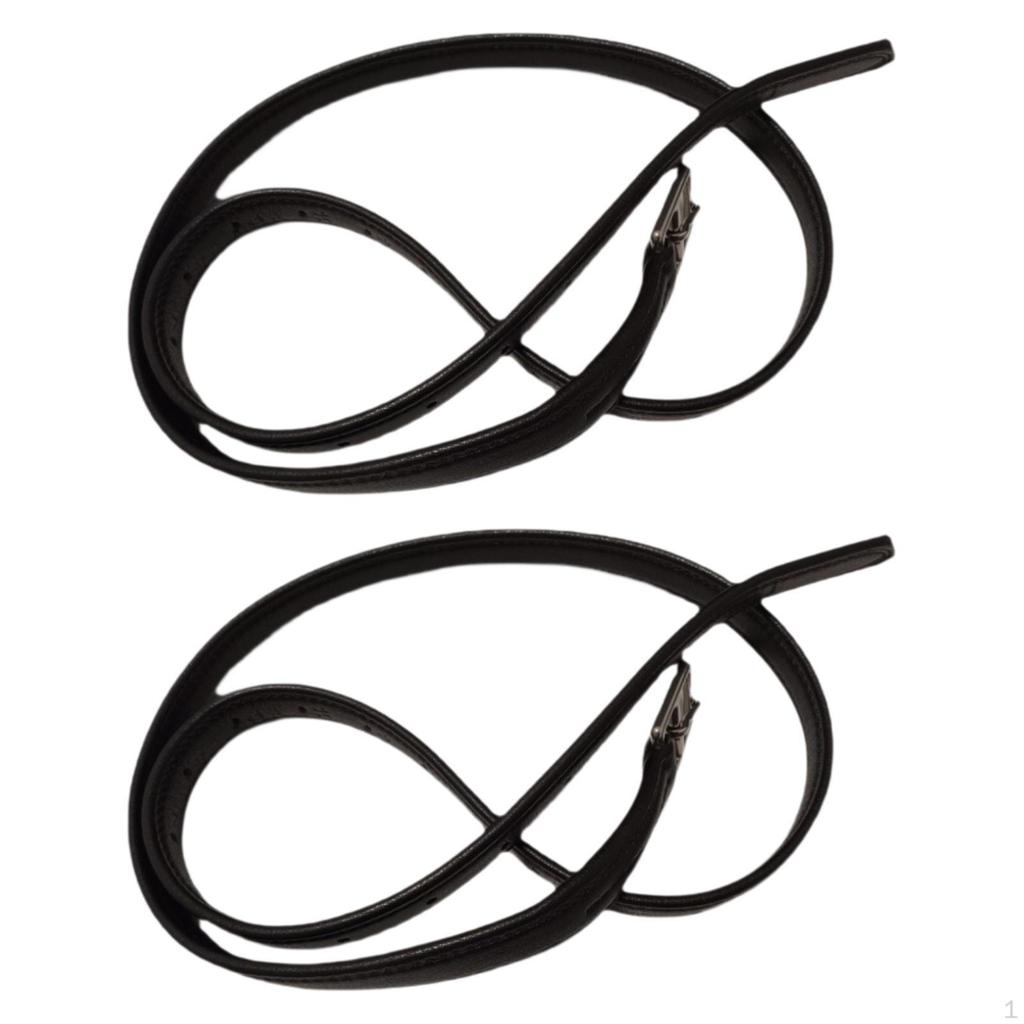 2 шт. Английские стремена из кожи для конного спорта, снаряжение для верховой езды с пряжками