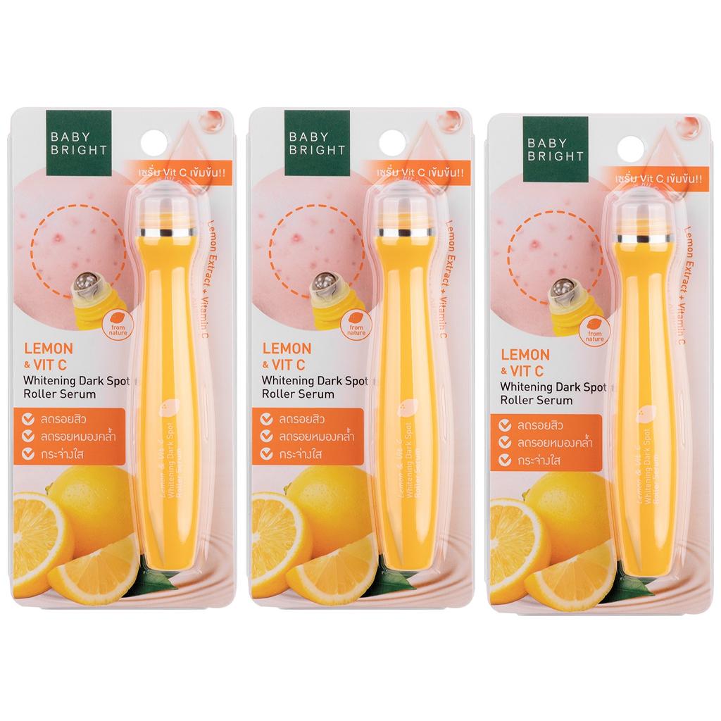 Baby Bright Lemon & Vit C Whitening Dark Spot Roller Serum 15 мл.