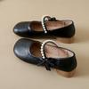 Fashion Soft-soled Women's French Elegant Mary Jane Shoes 2025 Internet Celebrity New Shallow Retro Sweet Style Single Shoes