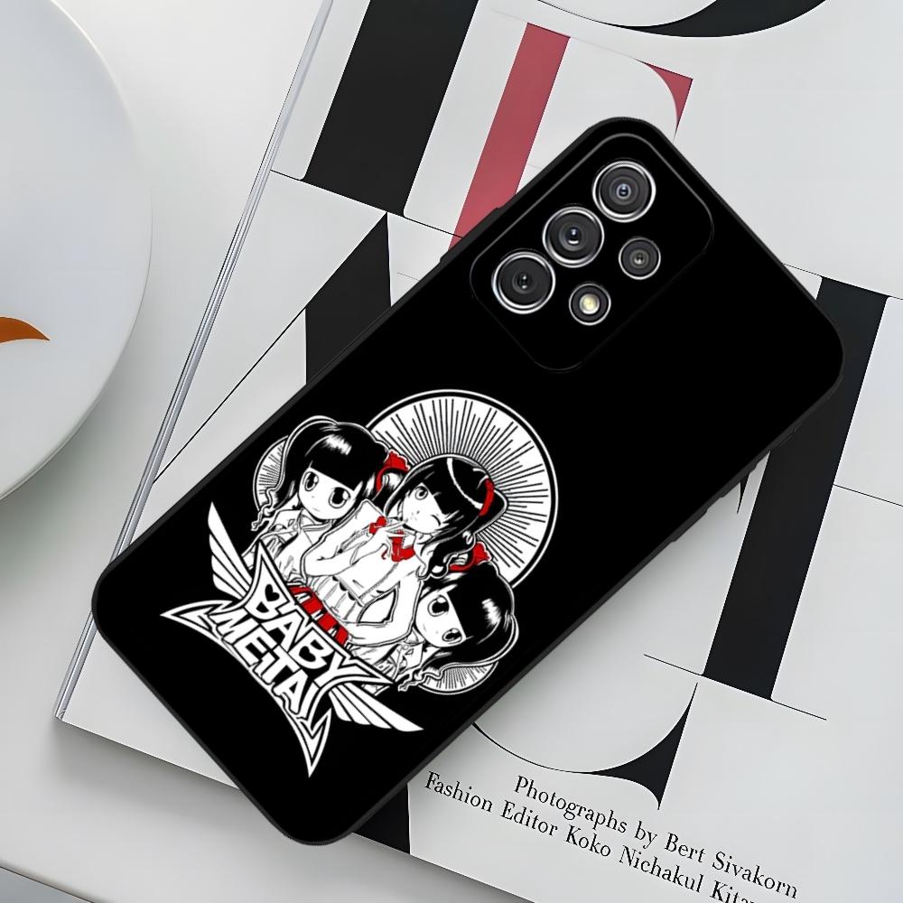 Чехол для телефона B-BABYMETAL R-Rock Band для Sumsung Galaxy S24 S23 S22 S21 S20 A24 A34 N20 M54 A54 A53 Fe Plus Ultra Черный Мягкий Чехол