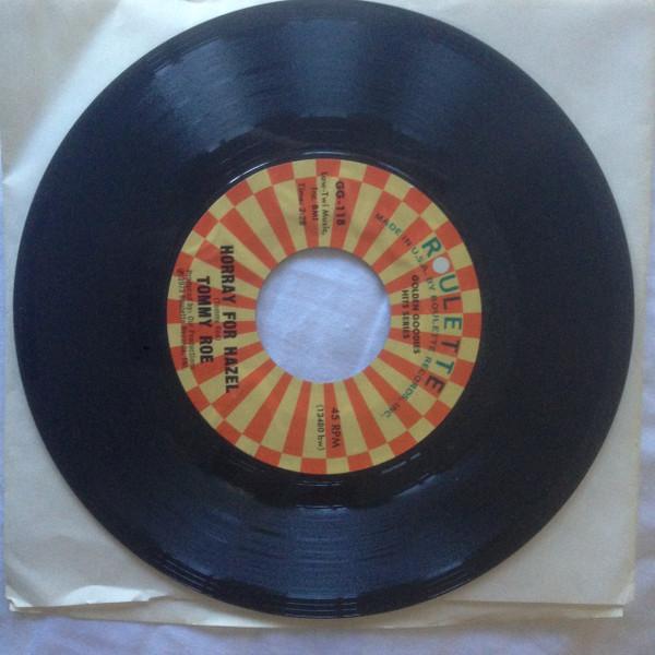 7-дюймовая пластинка TOMMY ROE - Dizzy / Hooray For Hazel GG118 Roulette 1974 US Pop Б/у