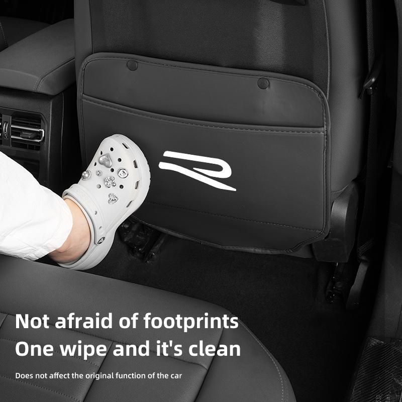 Car Anti-kick Pad Leather Auto Seat Back Protector Pads Anti Scratch For Volkswagen VW Tiguan CC Jetta Polo Golf Passat Scirocco