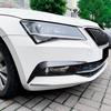 Skoda Superb MK3 2015-2019 Передний бампер Дефлектор ветра Спойлер Наклейка