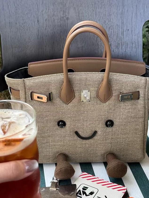 Jllycat Cute Fluffy Platinum Doll Crossbody Elf Handbag