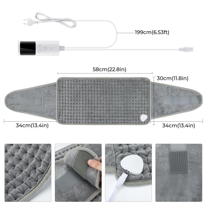 Многофункциональный электрический пояс для подогрева теплых рук, пояс для офиса и дома, согревающий пояс для спины и рук