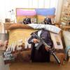 3D G-Grand T-Theft A-Autos Game Duvet Cover Set with Pillowcase Single Double Twin Full Q-Queens King Size Bedding