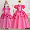 Summer Princess Cosplay Girls Dresses Game Role Playing Birthday Party Prom Gown Performace Outfits Hallowen Summer Girl Costumes