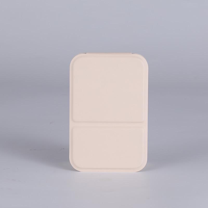 Compact Folding Vanity Mirror: Portable, Minimalist Design for Women, Perfect for Desktop or Travel.