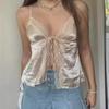 2022 European & American Women's Imitation Silk Lace Camisole
