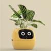 Умный цветочный горшок с выражениями AI Умный плантатор Робот Виртуальный питомец Умный цветочный горшок с 7 датчиками Время Температура Дисплей для садоводства Внутренний декор
