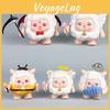 Eggy 6 Pcs Party Sheep Design Mini Model Desktop Decoration Ornament Set