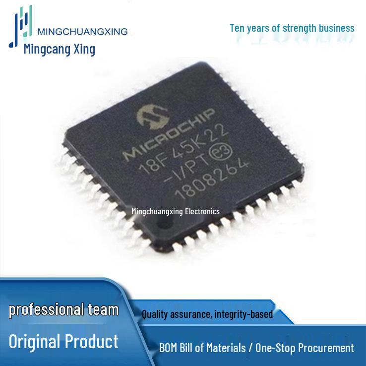 PIC18F45K22-I/PT TQFP-44 Интегральная схема - Новый Оригинальный Запас