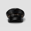 PU Leather Girl British Style Winter Women Berets Painter Cap Korean Style Octagonal Hat Navy Hat