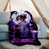 Personalized Custom Name Blanket - Demon Slayer Shinobu Kocho Print Design,Blanket for Sofa,Bed,Travel,Camping - Soft and Warm, Great Gift