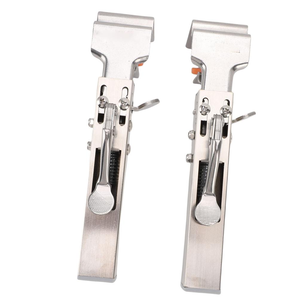 Drawer Front Installation Clamp Stainless Steel Adjustable Drawer Fixing Clamp with Bubble Level and Pencil