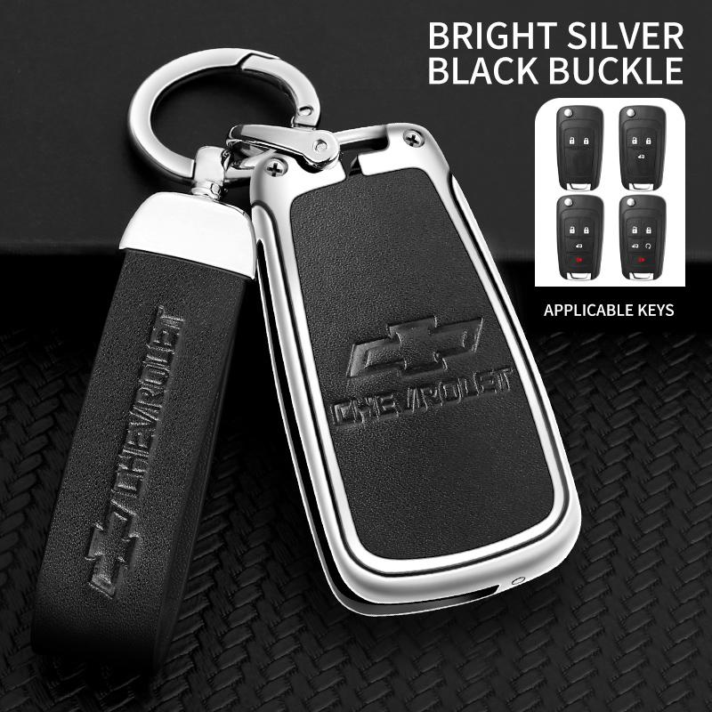 AABHO1 Alloy Car Remote Key Case Cover Shell For Chevrolet Chevy Malibu Camaro Cruze Traverse Spark Equinox Sonic Volt Bolt Accessories