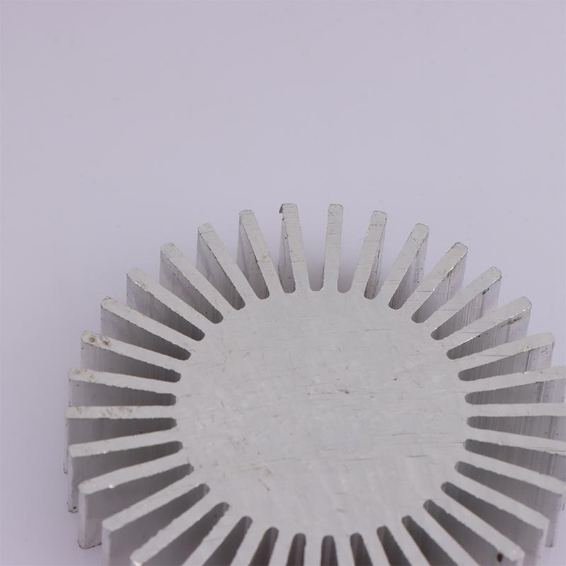 Радиатор Cob, диаметр 50 мм, 3 ~ 7 Вт, высокая мощность, светодиодный радиатор, твердый радиатор подсолнечника, круглый алюминиевый сплав