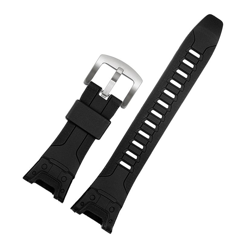 Для часов Casio PROTREK PRG-110Y PRG-110C PRW-1300Y PRW-1500Y PRG-130Y смоляной Спортивный ремешок 26 мм Силиконовый ремешок для часов Аксессуары