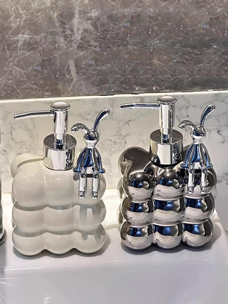 Xiaomi Advanced Ceramic Hand Sanitizer Bottle - Creative Press Type Empty Bottle Lotion Bottle - Shampoo Split Bottle Toilet Shower Gel