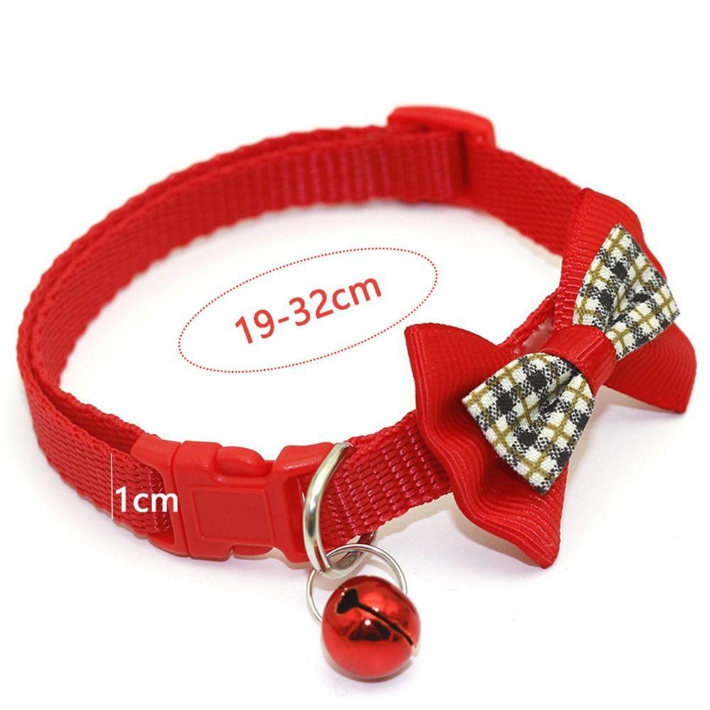 Small Dogs Cats Safety Buckle Bow Tie Pet Decorative Dog Necklace Pet Supplies Dog Leash Pet Collar