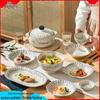 Japanese Ceramic Tableware Set: Rice Bowls, Plates, & Dishes for Restaurant Use