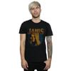 Janis Joplin Mens Distressed Circle T-Shirt