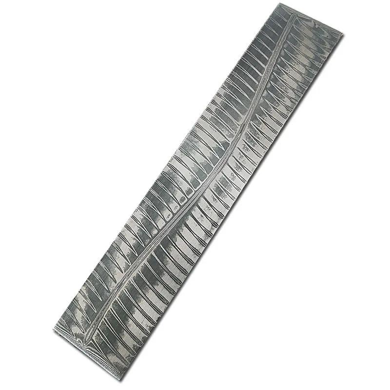 22x3x0,3 см нож из дамасской стали, заготовки для изготовления ножей, сырье для изготовления сэндвичей Vg10, складной нож с фиксированным лезвием, заготовки для бара