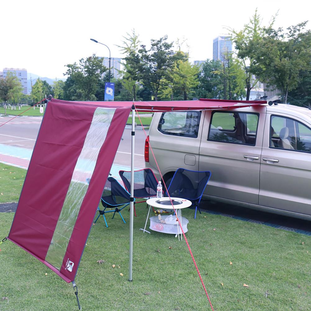 Outdoor Windshield Windproof Transparent Visual Strip Camping Screen Panel Partition Wall Divider