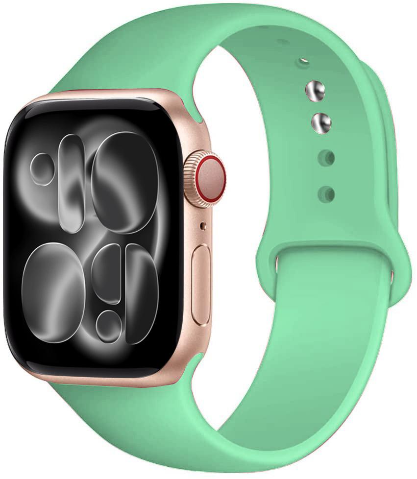 Силиконовый ремешок Для Apple Watch 11 band 44mm 40mm 49mm 45mm 41mm 38 46mm 42mm correa bracelet iWatch series 9 8 7 6 SE ultra 2 3