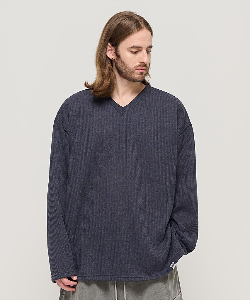 CARGOBROS Cb V-Neck Overknit (Charcoal)