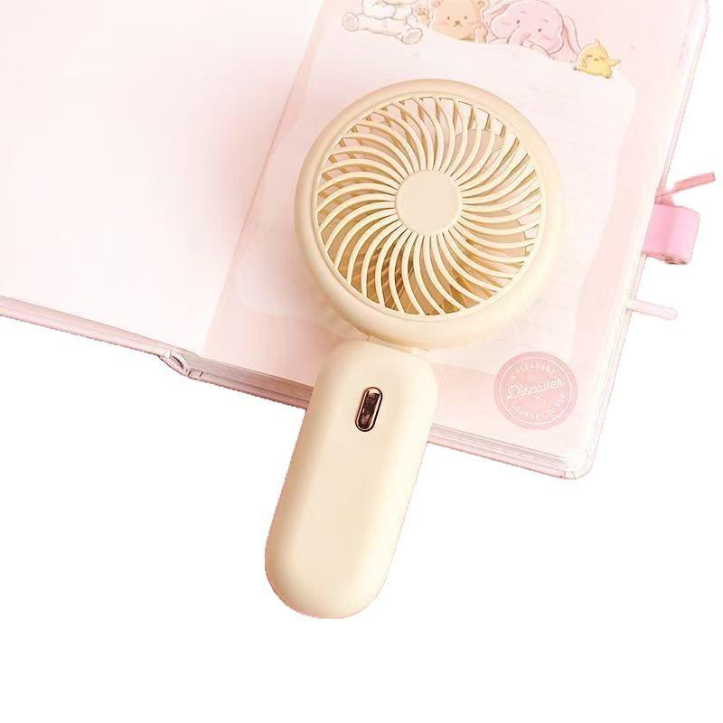 New Model Simple Folding Handheld Small Fan, USB Charging, Mini Portable for Students, Outdoor Handheld Small Fan