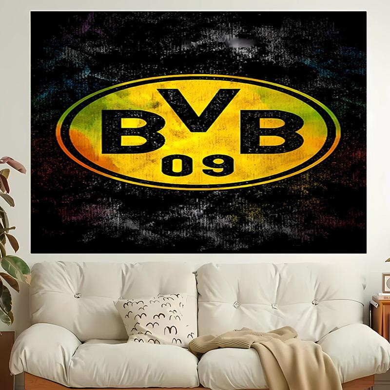 1pc Borussia Dortmund Tapestry, Living Room, Bedroom, Office, Party Decor, Ideal Festive Gift
