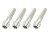 POSH FAITH Motorcycle Accessories Tapered Cap Stainless Pack of M10 X Bolts, Steel, P1.5, 4, 45, 901045-T1