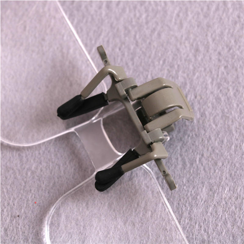 Лупа складная с зажимом для рук, прозрачные высокотехнологичные линзы для очков, ювелирные изделия, инструмент для ремонта часов