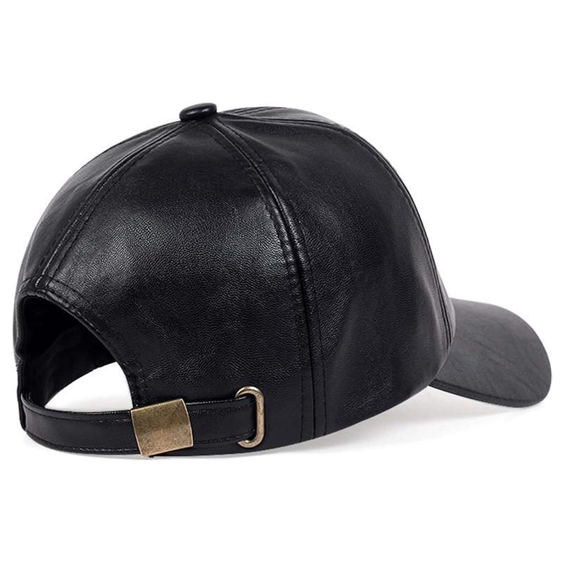Мужская винтажная регулируемая бейсболка из искусственной кожи, шляпа Snapback Para Hombre, мужские кепки-дальнобойщики, шляпа для папы, зимние теплые шапки, Casquette