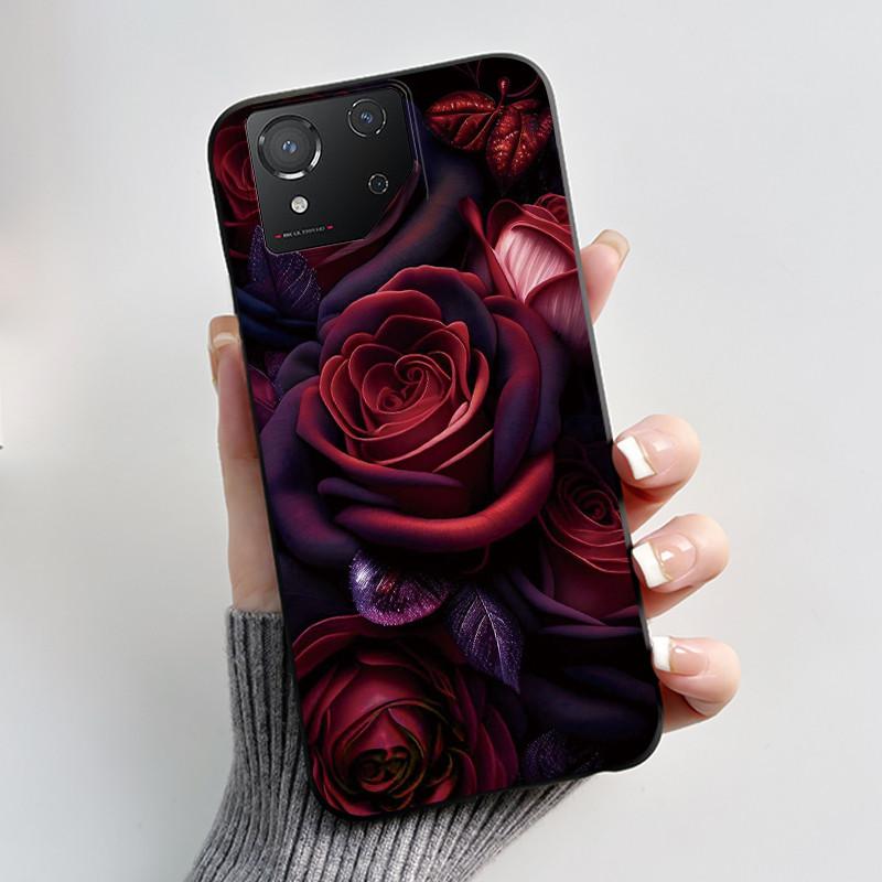 Чехол для Asus ROG Phone 8 Phone8 ROG8 Pro Чехол Роскошный Дракон Милый Крутой Мальчики Девочки Тонкий Черный Матовый Мягкий ТПУ Защитная Задняя Крышка
