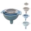 Kitchen Funnels for Filling Bottles Kitchen Funnels with Detachable Strainer Filter BPA-Free