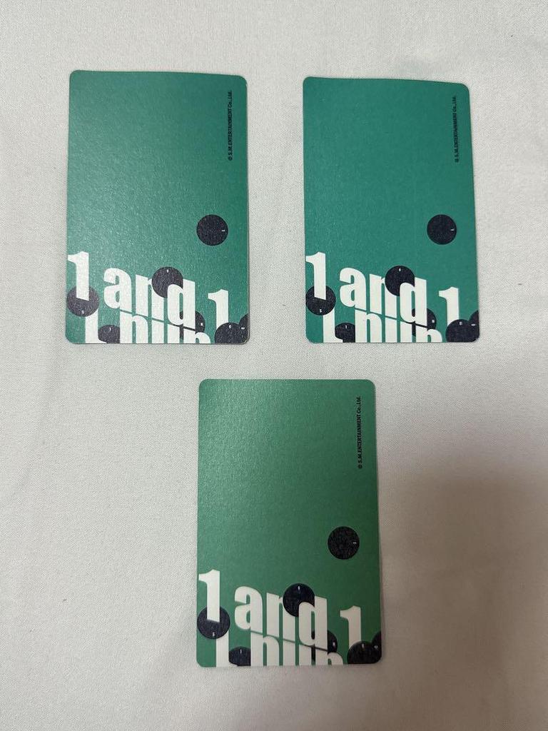 [USED] SHINee Onew Official 1and1 Sticker Trading Card