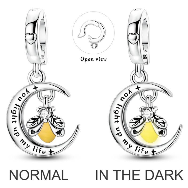 925 Silver Cute Kitten Lucky Cat Charm Can Be Opened Bead Pendant Fit Original Bracelet DIY Women Jewelry Gifts