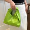 Solid Color Armpit Bag Fashion Tote Bag Durable Dumpling Bag  Travel