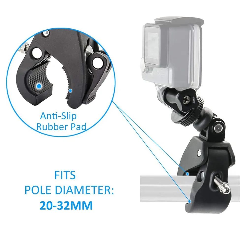 For Insta360 Ace Pro Bicycle Motorcycle Handlebar Mount Bracket for GoPro 12 11 DJI Action 4 3 Holder Action Camera Accessories