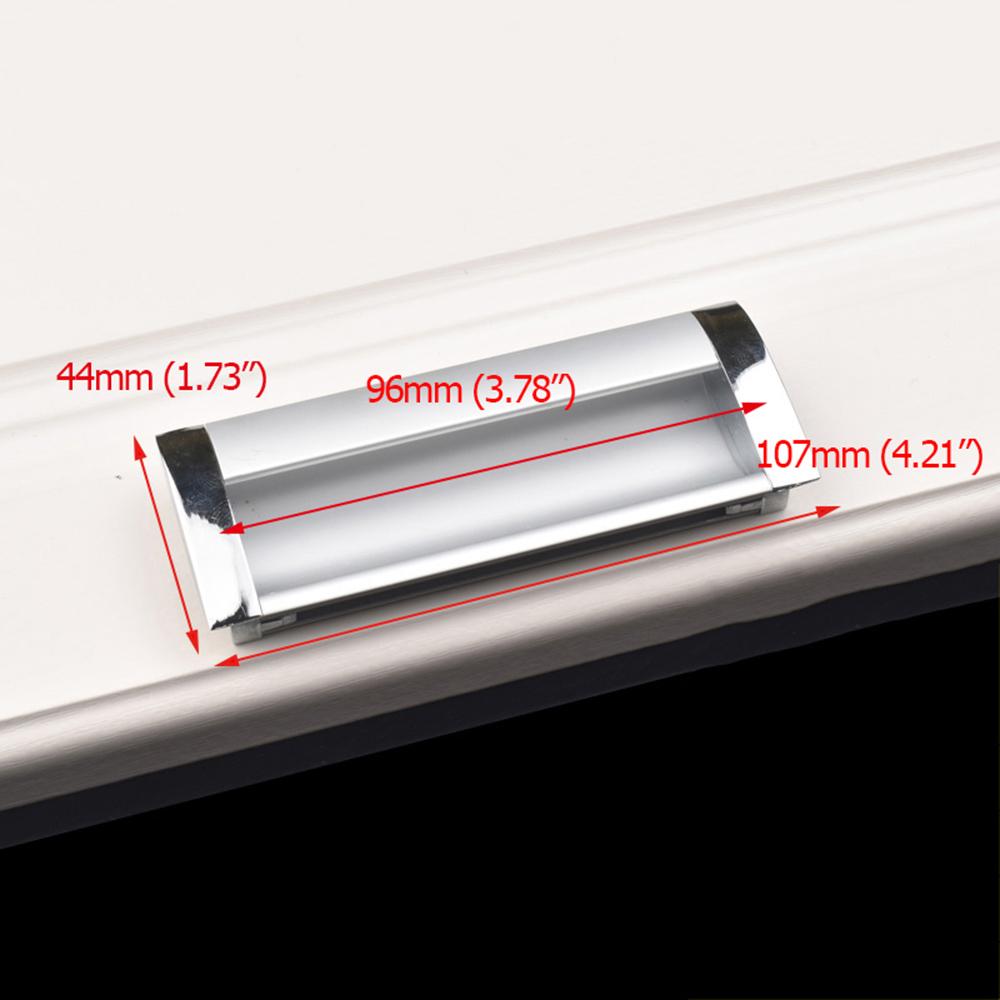 Aluminum Alloy Modern Cabinet Furniture Cupboard Door Handle Door Knob Embed Hidden Pulls