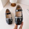 Girls' Fashionable Leather Shoes: Spring Princess-Style Soft-Soled Children's Shoes, Performance Shoes